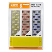 Набор алмазных ручных брусков (притиров) DLT (№200, №300, №400) (1174)