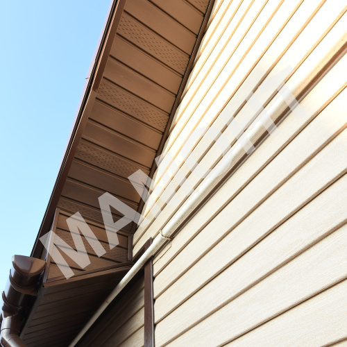 Софит с частичной перфорацией Ю-пласт Classic 3 м, Коричневый