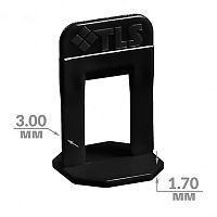 Зажим (клипса) 3,0 мм для системы выравнивания плитки TLS (100 шт.)