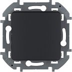 Выключатель Legrand INSPIRIA 1-клавишный проходной, антрацит