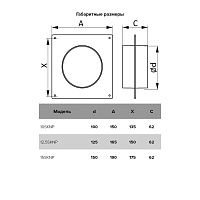 Соединитель для круглых каналов с накладной пластиной ERA
