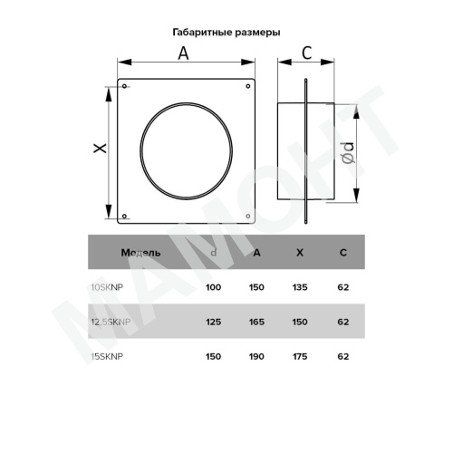 Соединитель для круглых каналов с накладной пластиной ERA - Фото 2