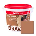 Шпатлевка акриловая MAV BRAVA ACRYL PROFI-1, какао, 0,5 л (0,7 кг)