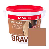 Шпатлевка акриловая MAV BRAVA ACRYL PROFI-1, какао, 0,5 л (0,7 кг)