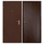 Дверь СПЕЦ PRO Антик медь / Венге Промет - Превью