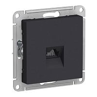 Розетка Systeme Electric ATLASDESIGN компьютерная  RJ45, карбон