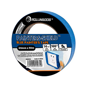 Лента малярная Rollingdog PAINTERS-SHIELD 24 мм x 50 м, серия Professional (80022)
