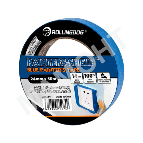 Лента малярная Rollingdog PAINTERS-SHIELD 24 мм x 50 м, серия Professional (80022)