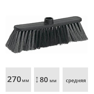 Щетка для уборки IDEA СТАНДАРТ серая, средний ворс (М 5101)