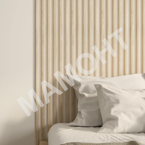 Интерьерная рейка МДФ STELLA Милана Дуб Сонома 20 x 30 x 2700 мм - Фото 3