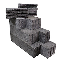 Блок керамзитобетонный щелевой 300 x 240 х 490 мм ТермоКомфорт (до 5% колотые)