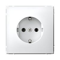 Розетка Systeme Electric ARTGALLERY с заземлением, белый