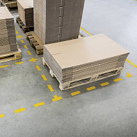 Лента разметочная клейкая желтая 48 мм х 33 м