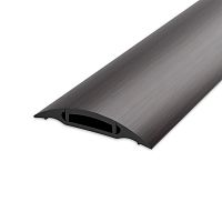 Порог с монтажным каналом 42 мм 1,6 м Ideal, 302 Венге черный