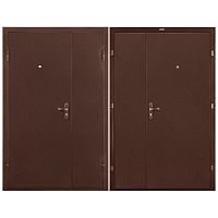 Дверь ПРОФИ (DL) двустворчатая Антик медь / Антик медь Промет