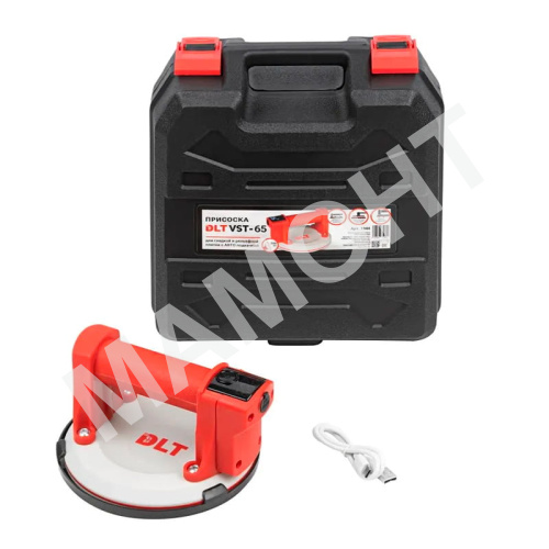 Присоска электрическая DLT VST-65 с АВТО-подкачкой для рельефной поверхности, 6 дюймов (1944)