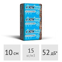 Теплозвукоизоляция 10 см для перегородок АкустиKNAUF, 6 м2