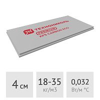 Экструдированный пенополистирол 4 см Технониколь Carbon Eco, 0,68 м2