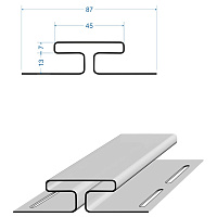 H-профиль Docke LUX 3м, канадская береза