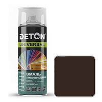 Эмаль аэрозоль алкидная DETON UNIVERSAL атмосферостойкая коричневая (RAL 8017), 520 мл