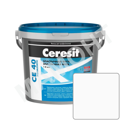 Фуга Ceresit CE40 №1 белая, 5 кг