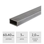 Труба профильная стальная 60 x 40 x 2,0 мм (3 м)