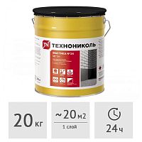 Мастика битумная для строительных конструкций ТехноНиколь №24 (МГТН), 20 кг