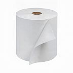 Полотенца бумажные 2-слойные безворсовые TehClean Wipe 260 х 350 мм (рулон 500 листов, 175 м)