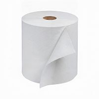 Полотенца бумажные 2-слойные безворсовые TehClean Wipe 260 х 350 мм (рулон 500 листов, 175 м)
