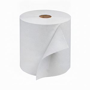 Полотенца бумажные 2-слойные безворсовые TehClean Wipe 260 х 350 мм (рулон 500 листов, 175 м)