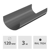 Желоб Технониколь ОПТИМА 120 мм х 3 м, серый