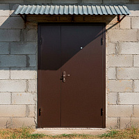 Дверь ПРОФИ (DL) двустворчатая Антик медь / Антик медь Промет