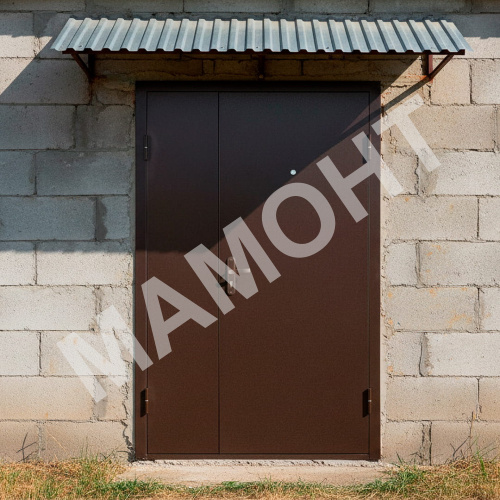 Дверь ПРОФИ (DL) двустворчатая Антик медь / Антик медь Промет - Фото 3