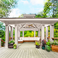 Состав декоративно-защитный PROFITEX Белый