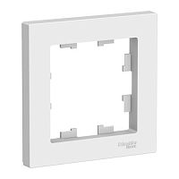 Рамка Systeme Electric ATLASDESIGN 1-постовая, белый