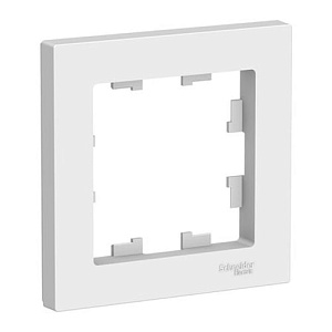 Рамка Systeme Electric ATLASDESIGN 1-постовая, белый