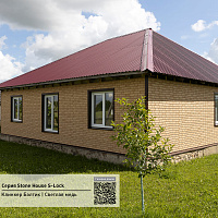 Фасадная панель Ю-Пласт Stone House S-Lock КЛИНКЕР БАЛТИК Светлая медь