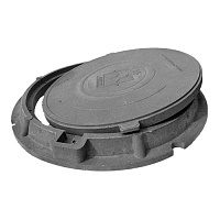 Люк канализационный композитный легкий Sandcore A15 серый