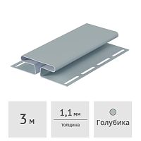 H-профиль Docke PREMIUM 3 м, голубика