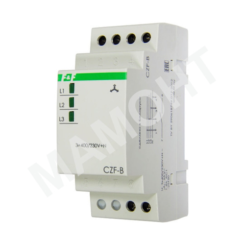 Реле контроля фаз Евроавтоматика CZF-B
