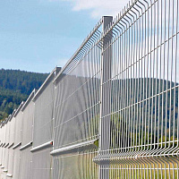 3D Панель для забора сварная оцинкованная Light, (3,5 мм, 1,53 x 2,5 м)