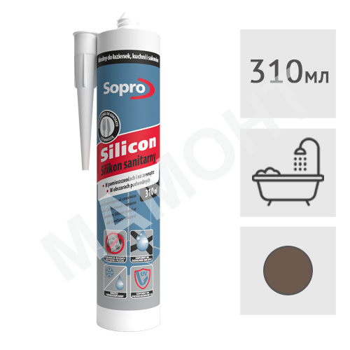Силиконовый герметик Sopro 066 (55) махон, 310 мл