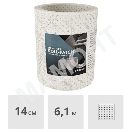 Лента "американка" перфорированная армирующая ROLL PATCH, 6,1 м