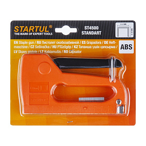 Степлер строительный пластмассовый 4-10 мм STARTUL STANDART (ST4500)