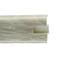 Плинтус ПВХ с кабель-каналом WIMAR 838 Дуб Ливорский