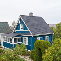 Гибкая черепица многослойная ТЕХНОНИКОЛЬ SHINGLAS Фазенда Серый, 2,6 м2