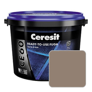 Фуга готовая Ceresit CE60 №58 шоколад, 2 кг