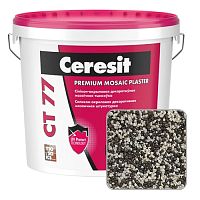 Штукатурка мозаичная силикон-акриловая Ceresit CT 77, HIMALAYA 4, 25 кг