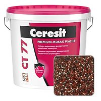 Штукатурка мозаичная силикон-акриловая Ceresit CT 77, AUSTRALIA 4, 25 кг