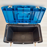 Ящик для инструментов 19" (480 х 250 х 240 мм) с металлическим замком ПРАКТИК PROFESSIONAL (27802204)